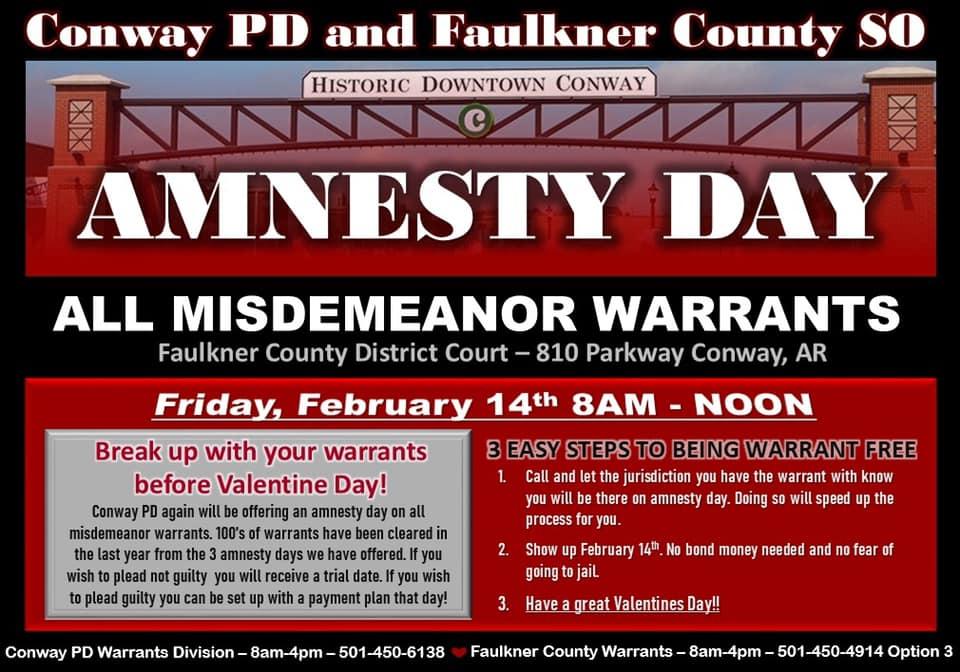 Valentine's Amnesty Day at District Court (02/11/2020) Press Releases